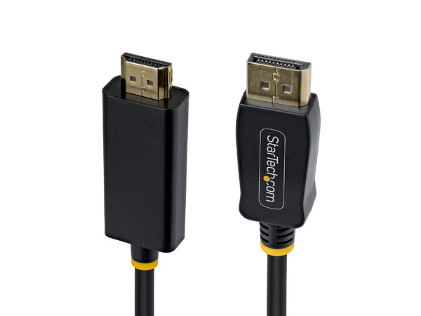 Cable de Video DisplayPort StarTech.com 3M-DP-HDMI-4K60-GR DisplayPort a HDMI (M-M), Longitud de 3m, 4K 60Hz. Color Negro.