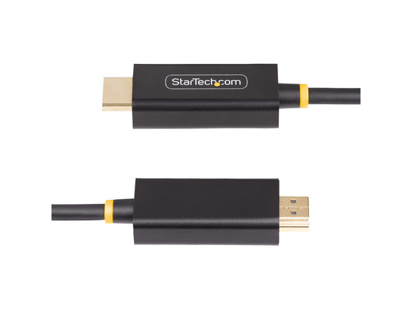 Cable adaptador StarTech DisplayPort a HDMI de 2m, 4K 60Hz con HDR, cable DP a HDMI 2.0b, convertidor activo de video.