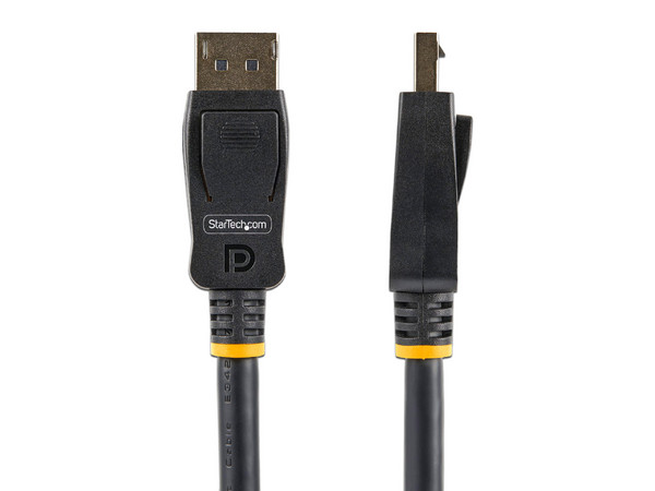 Cable de Video StarTech de DisplayPort (M) a DisplayPort (M) , con mecanismo de seguridad, 0.5m.