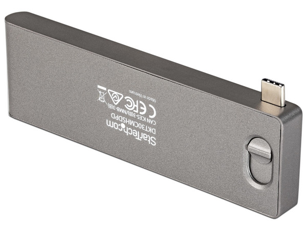 Adaptador Multipuertos para MacBook Pro / Air, USB tipo C a HDMI 4K, transferencia de suministro de energía de 100 W, ranura SD, MicroSD, concentrador USB 3.0 de 2 puertos.