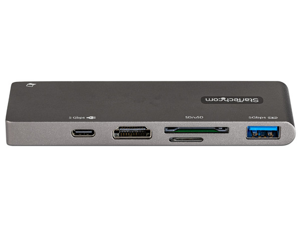 Adaptador Multipuertos para MacBook Pro / Air, USB tipo C a HDMI 4K, transferencia de suministro de energía de 100 W, ranura SD, MicroSD, concentrador USB 3.0 de 2 puertos.