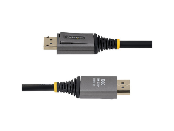 Cable de Video DisplayPort 2.1 StarTech DP21V-50C-DP80-CABLE, 240Hz, 50cm. Color Negro.
