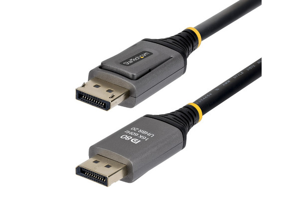 Cable de Video DisplayPort 2.1 StarTech DP21V-50C-DP80-CABLE, 240Hz, 50cm. Color Negro.
