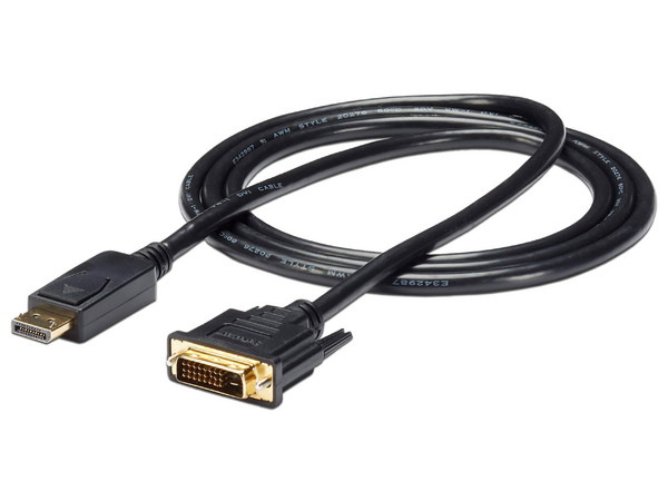 Cable de Video StarTech de DisplayPort (M) a DVI (M), 1.8m