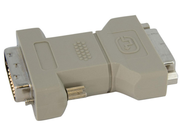Adaptador de DVI-D (25 pin) Macho a DVI-I (29 pin) Hembra.