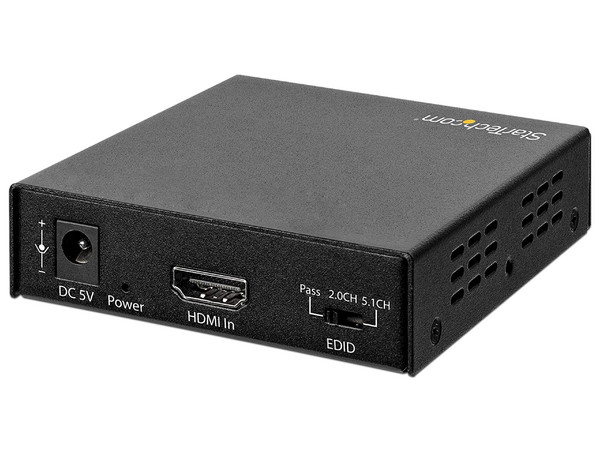 Extractor de audio StarTech HD202A de HDMI a RCA L/R, Toslink S-PDIF, HDMI.