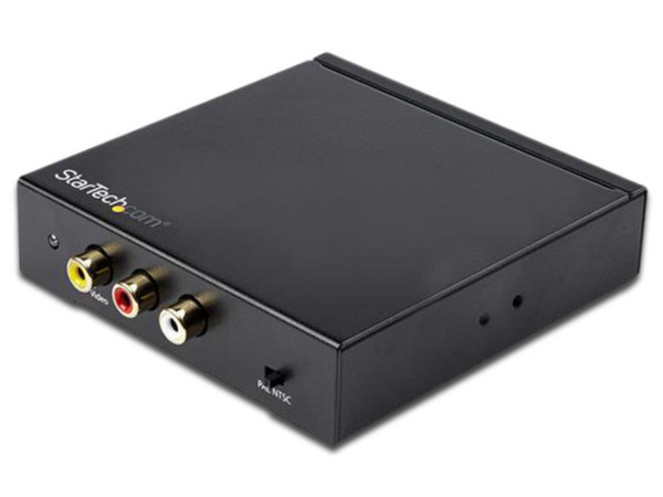 Convertidor de vídeo StarTech HD2VID2 de HDMI a RCA con audio.