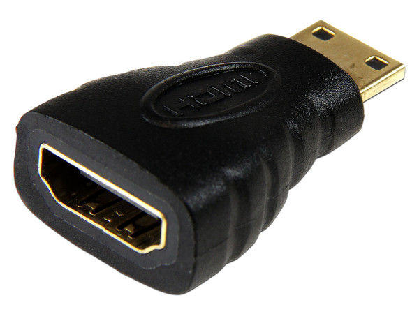 Adaptador StarTech de HDMI 1.4 (H) a Mini HDMI (M).