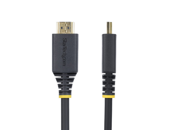 Cable de Video HDMI 2.0 StarTech HDMI2-CABLE-4K60-2M, HDMI a HDMI (M-M), 2m. Chapado en Oro. Color Negro.