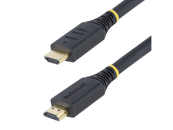 Cable HDMI 2.0 StarTech HDMI2-CABLE-4K60-5M, Version 2.0, Canal Ethernet, 5m, Color Negro.
