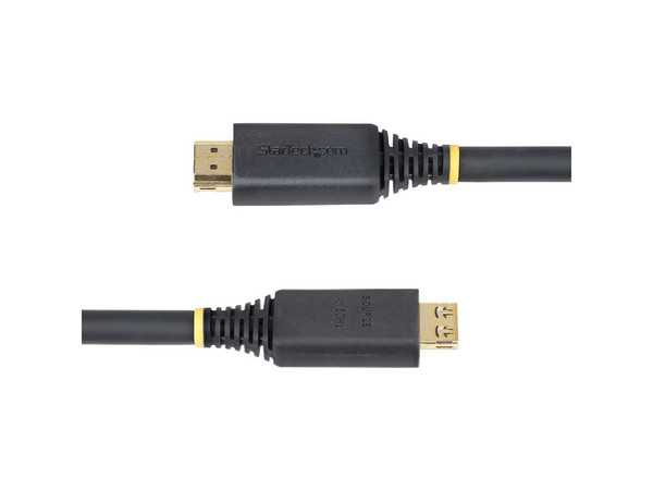 Cable de Video HDMI 2.0 (M-M) StarTech HDMI2-CABLE-GRIP-10M, 4K 60Hz, Chapado en Oro, 10m, Conector con Agarre, Color Negro.
