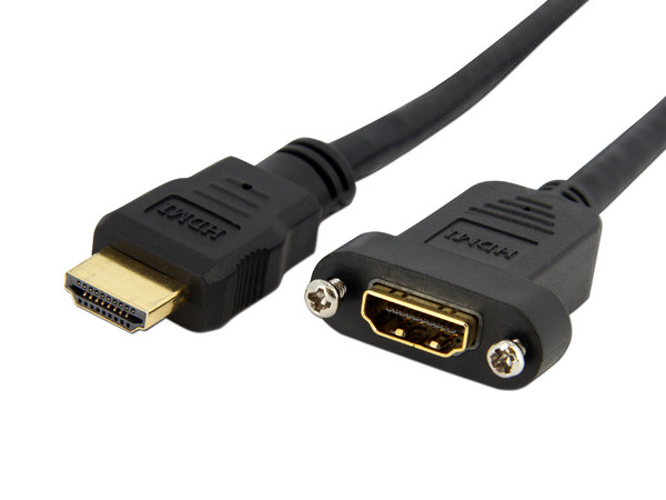 Cable de video StarTech HDMI (H) a HDMI (M) de 91cm.