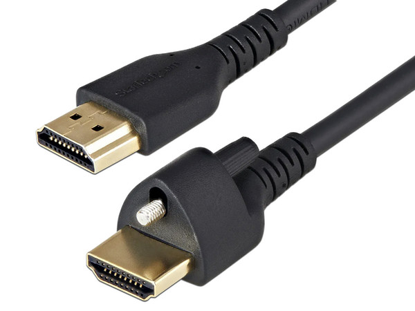 Cable de Video StarTech HDMI (M-M), 4k, con tornillo de seguridad, 1m.