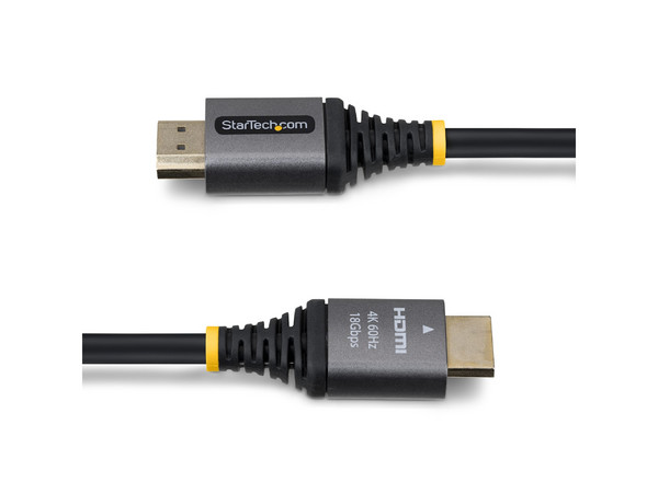 Cable de Video HDMI 2.0 StarTech HDMMV5F, HDMI  a HDMI (M-M), 4K60Hz, 1.5m. Color Negro.
