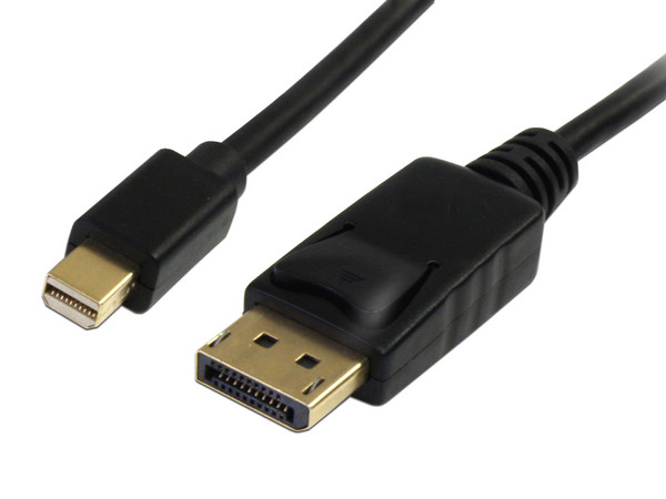 Cable adaptador de Mini DisplayPort 1.2 Macho a DP Macho, 91cm.