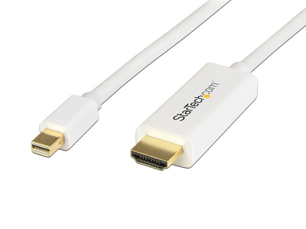 Cable de video Mini-DisplayPort (M) a HDMI(M) de 2m.