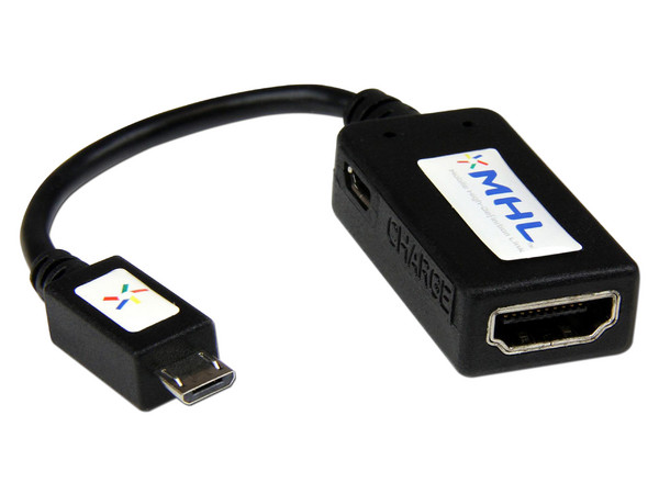 Adaptador StarTech de MHL USB Micro B a HDMI.