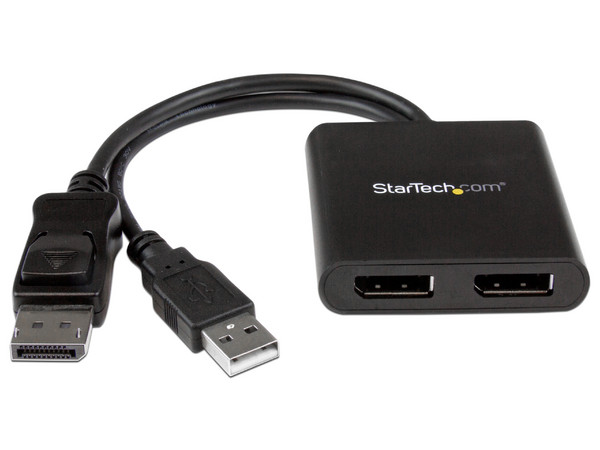Splitter Divisor de Video StarTech, de DisplayPort (M) a 2 puertos DisplayPort (H)