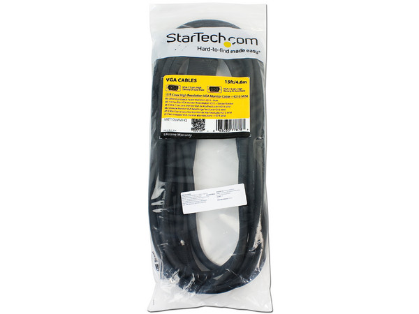 Cable StarTech VGA HD15, M-M, 4.6m.