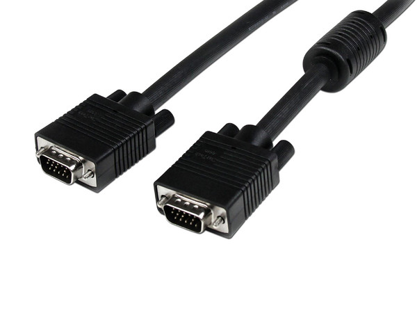 Cable de video StarTech de VGA (macho) a VGA (macho), 3m. Color negro.