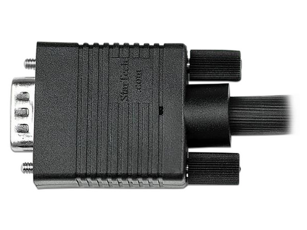 Cable de video StarTech de VGA (macho) a VGA (macho), 3m. Color negro.