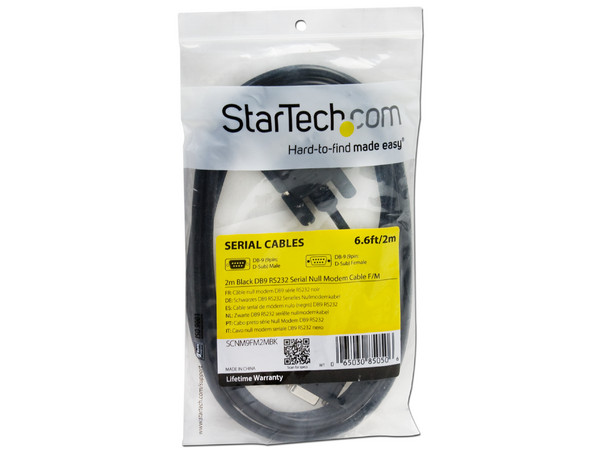 Cable Serial StarTech DB9 (M-H), 2m.