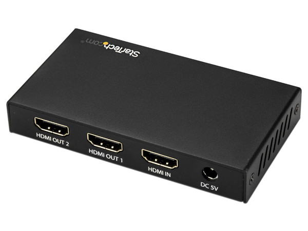 Multiplicador Splitter HDMI StarTech 4K 60Hz de 2 Puertos.