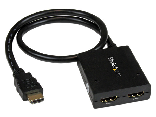 Splitter StarTech HDMI 1.4 de 2 Puertos (Duplicador de señal).