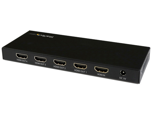 Multiplicador Splitter StarTech HDMI 2.0 4K 60Hz de 4 Puertos.