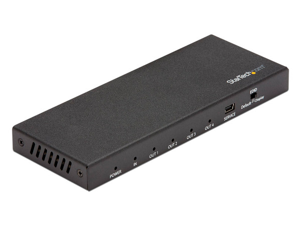 Multiplicador Splitter StarTech HDMI 2.0 4K 60Hz de 4 Puertos.