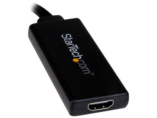 Adaptador Convertidor de Video VGA a HDMI con audio y alimentación USB.