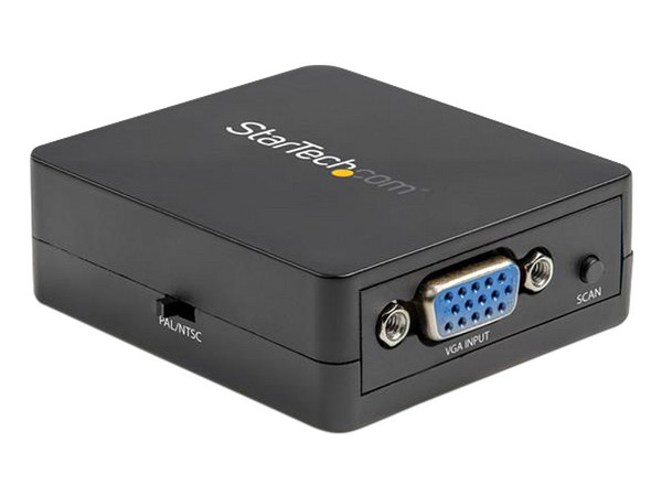 Adaptador StarTech VGA2VID2, de VGA (H) a RCA y S-Video (H).