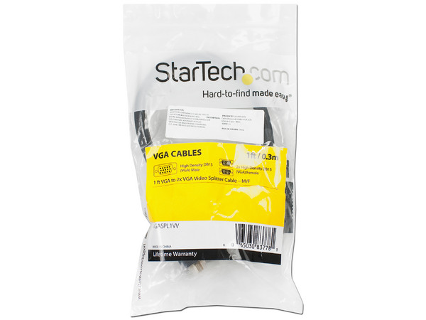 Cable divisor de video VGA StarTech, 30cm.