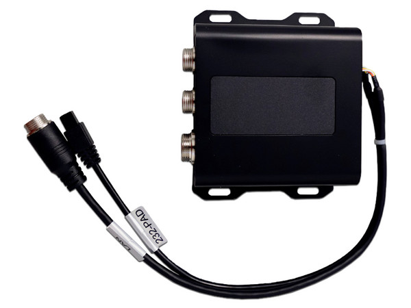 Caja de Transferencia de Datos Streamax MXPAD HUB, RS232, IPC, Pulso de Velocidad. Color Negro.