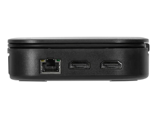 Docking Station Targus Universal Dual HD, con replicador de Puertos USB Tipo C, USB Tipo-A, RJ45. Color Negro.