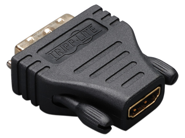 Adaptador de Cable TrippLite P130-000 HDMI a DVI (H-M). Color Negro.