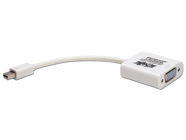 Adaptador Tripplite Mini-DisplayPort Macho a VGA Hembra.