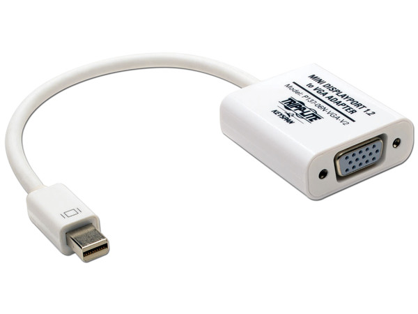 Adaptador TrippLite Mini DisplayPort a VGA, 15.24 cm.