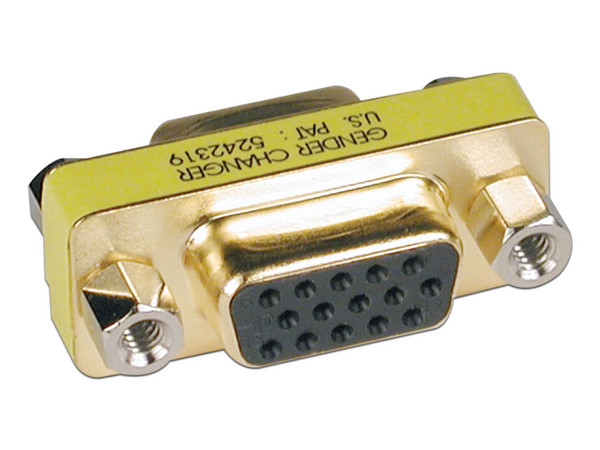 Cambiador de Género Tripplite VGA (macho) a VGA (hembra).