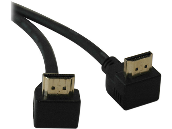 Cable de Video HDMI 2.0 Tripplite, M-M, en ángulo recto, 1.8m.