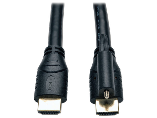 Cable HDMI de alta velocidad con ethernet y conector de bloqueo, Ultra HD 4K x 2K, 24 AWG, 4.57 m
