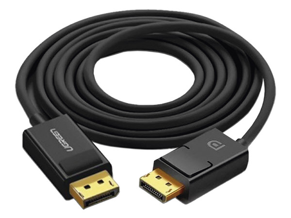 Cable de Video DisplayPort 1.2 UGREEN 10213 (M-M), 5m, Color Negro.