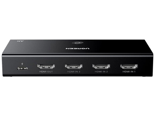 Conmutador HDMI 2.0 Switch 4K@60Hz, 3 Entradas - 1 Salida, 3D, HDR, Dolby Atmos, DTS 5.1/7.1, HDCP 2.2, PCM 2.0, HDMI 2.0, Baja Latencia, Incluye Control Remoto.