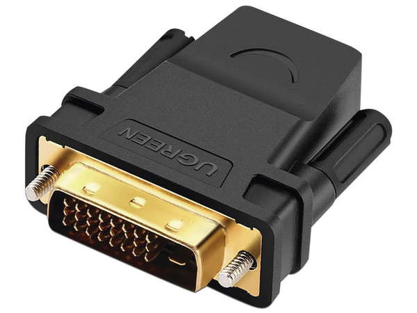 Adaptador UGREEN de DVI 24+1 (M) a  HDMI 1.3 (H).