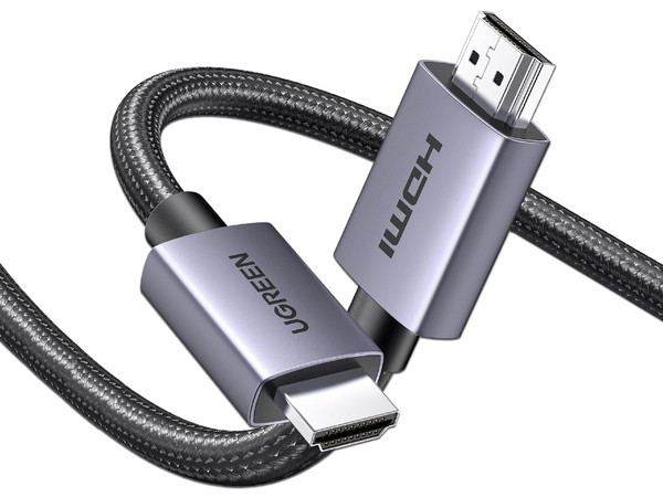 Cable de Video UGREEN 25299, HDMI a HDMI, 2m, Niquelado, Color Negro.