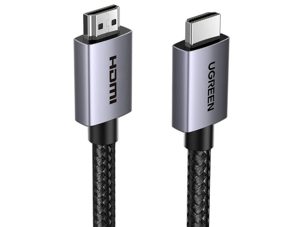 Cable de Video UGREEN 25299, HDMI a HDMI, 2m, Niquelado, Color Negro.