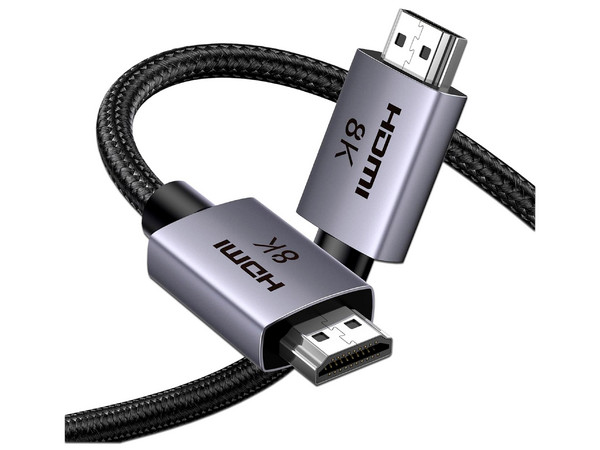 Cable de Video UGREEN 25911, HDMI a HDMI (M-M), Nylon Trenzado, 3m, Color Negro.