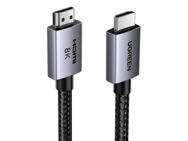 Cable de Video UGREEN 25911, HDMI a HDMI (M-M), Nylon Trenzado, 3m, Color Negro.
