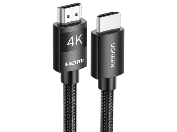 Cable de Video UGREEN HDMI 2.0 (Macho-Macho) de 2m Niquelado. Color Negro.