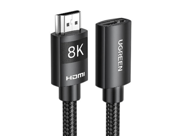 Cable de extensión HDMI (M-H) Ugreen, núcleo de cobre puro 28AWG, 1m.